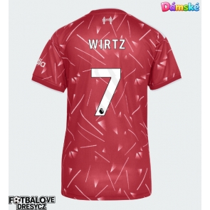 Liverpool Florian Wirtz #7 Dámské Domácí Dres 2026-27 Krátký Rukáv Liverpool Florian Wirtz #7 Dámské Domácí Dres 2026-27 Krátký Rukáv